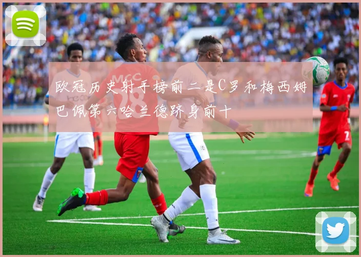 欧冠历史射手榜前二是C罗和梅西姆巴佩第六哈兰德跻身前十